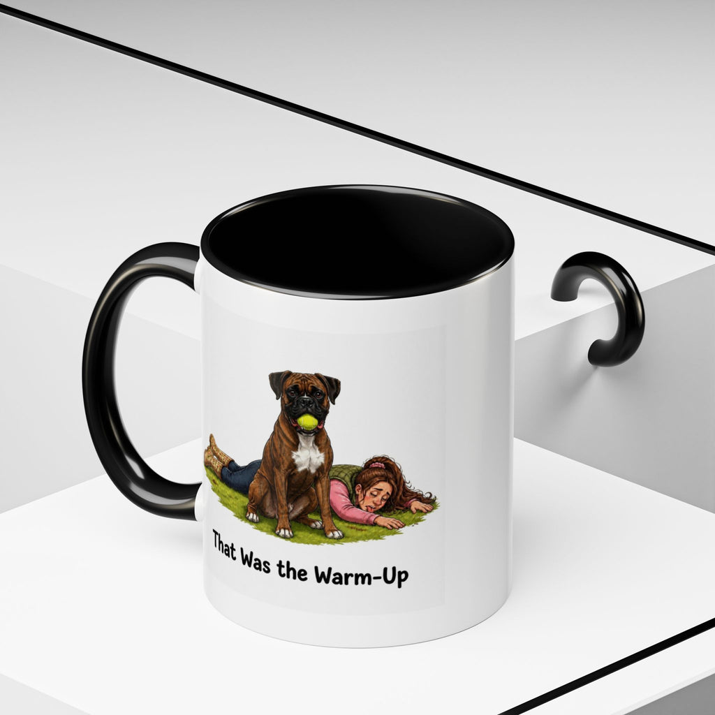 Warm-Up Mug - Boxer - Brindle - Woman