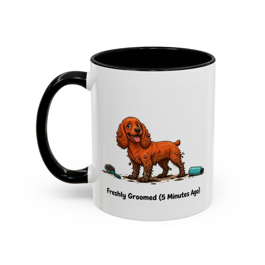 Freshly Groomed Mug - Cocker Spaniel - Red