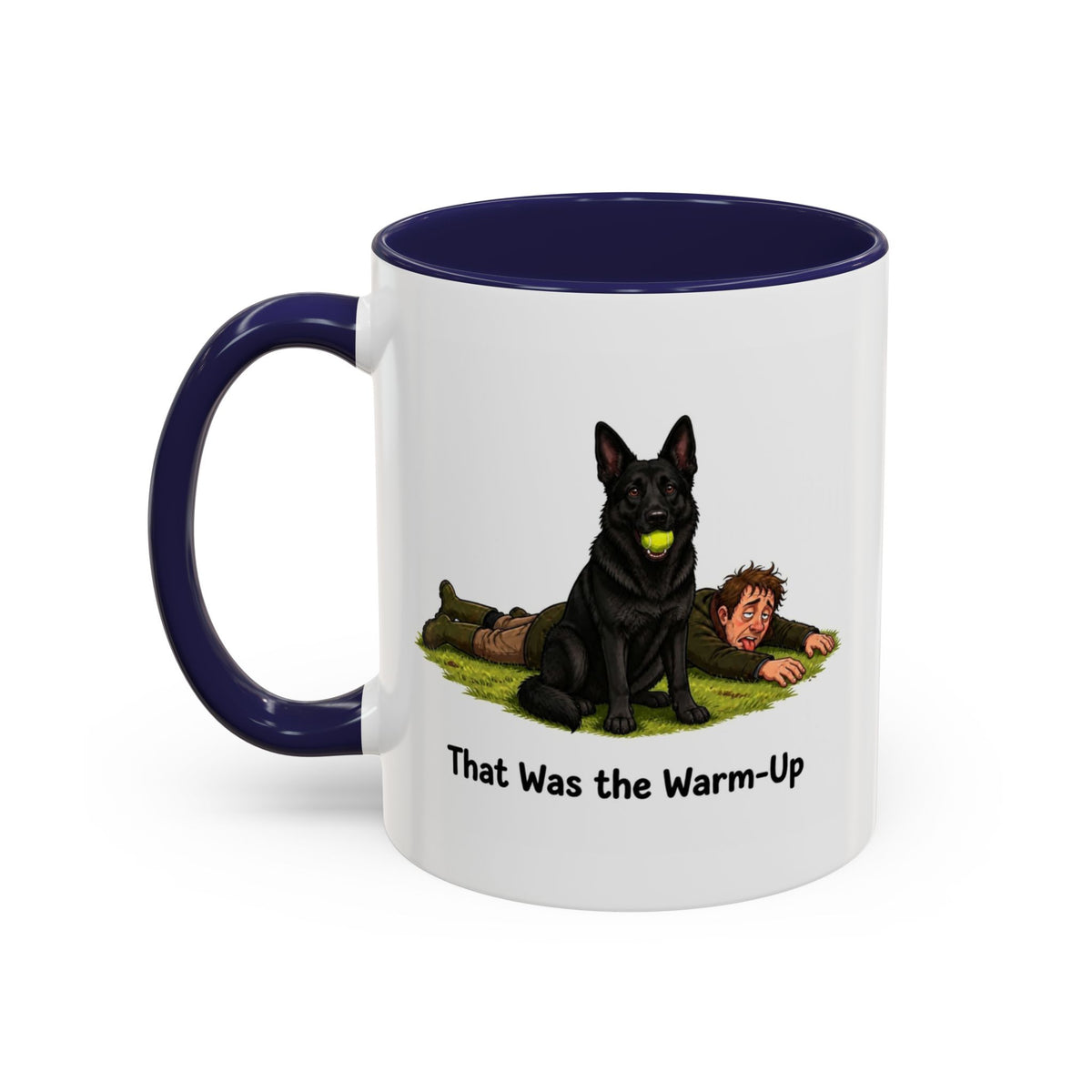 Warm-Up Mug - German Shepherd - Black - Man