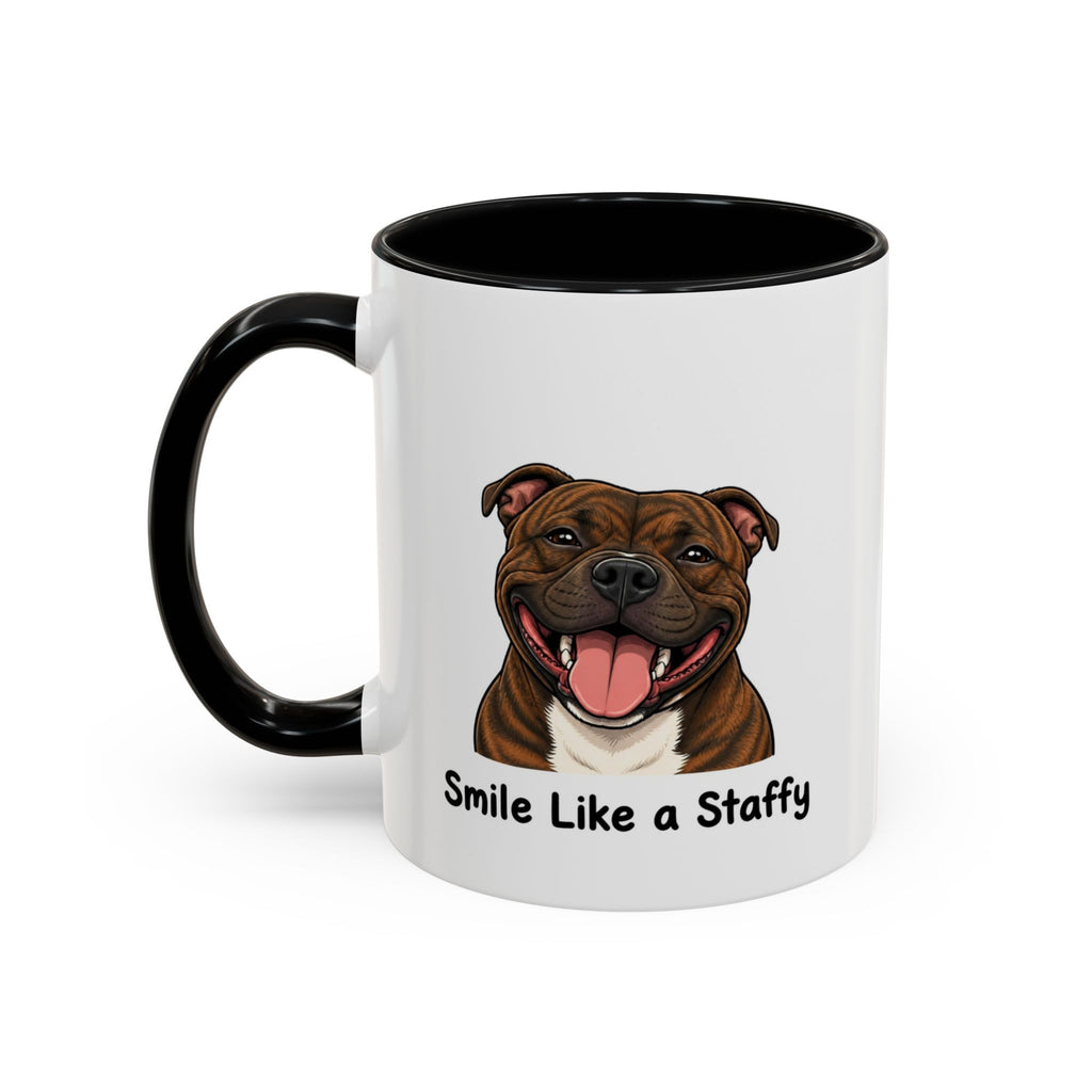 Staffy Smile Mug - Staffordshire Bull Terrier - Brindle