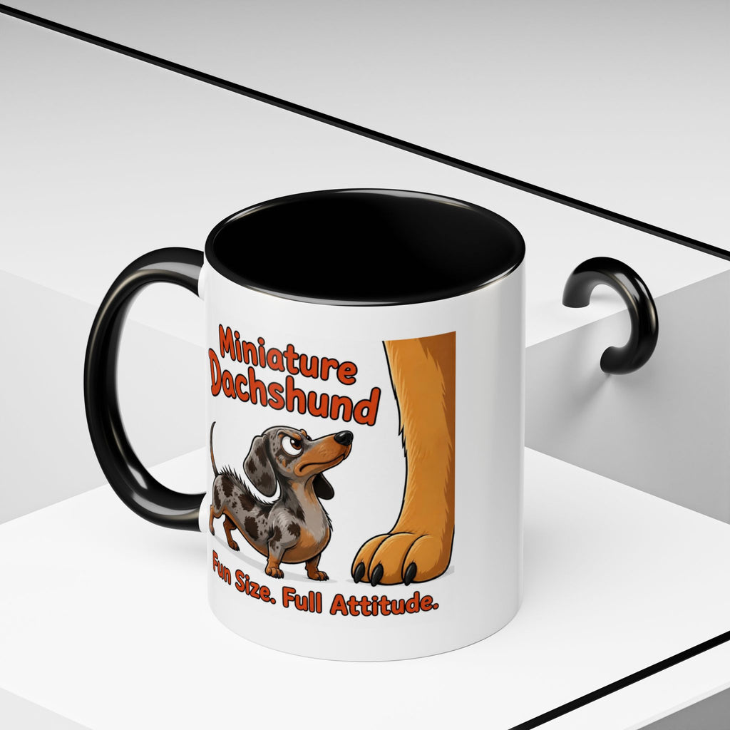 Fun Size Full Attitude Mug - Dachshund - Dapple