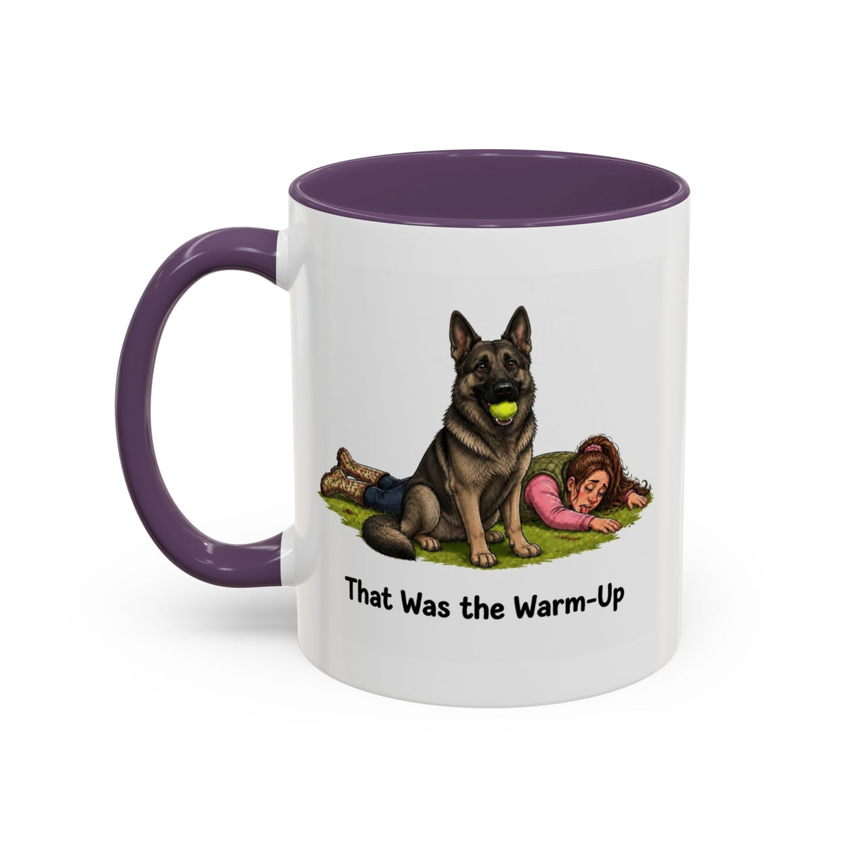 Warm-Up Mug - German Shepherd - Sable - Woman
