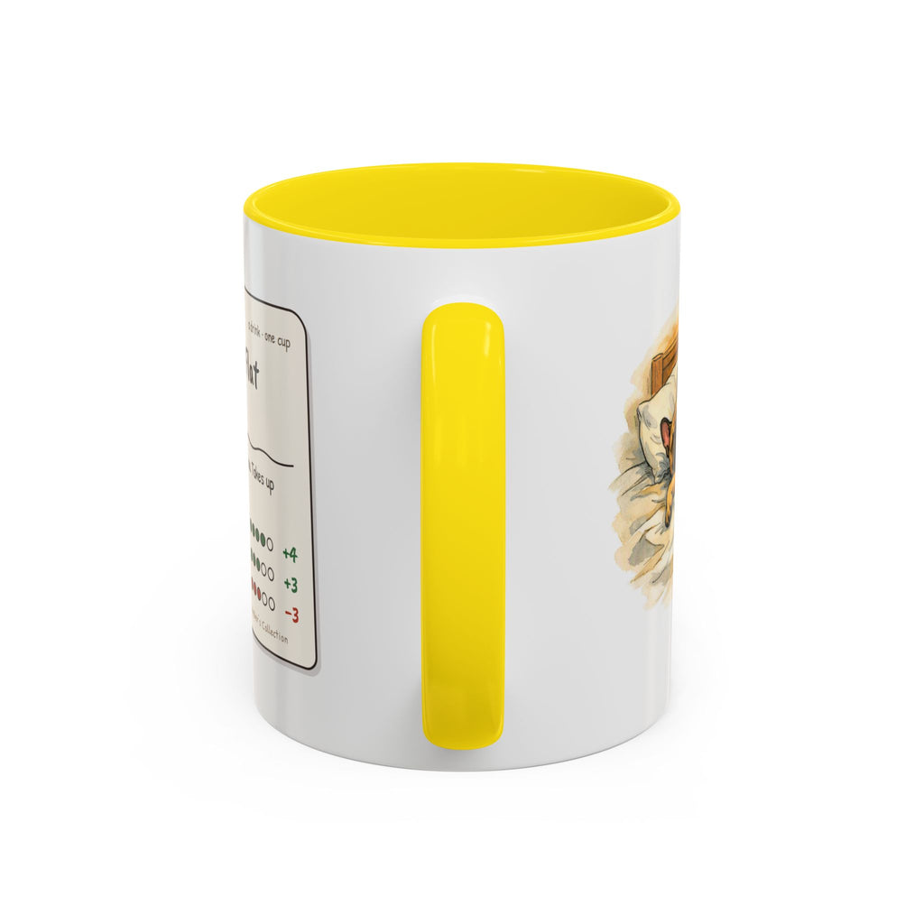 Funny French Bulldog Mug – Snoring Frenchie Bed Hog, Watercolour Dog Lover Gift, 11oz Ceramic Coffee Cup