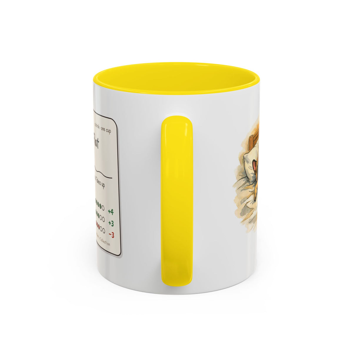 Funny French Bulldog Mug – Snoring Frenchie Bed Hog, Watercolour Dog Lover Gift, 11oz Ceramic Coffee Cup