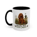 Funny Red Cocker Spaniel Mug - Whistle. Wait. Swear. Repeat. Working Gun Dog Gift, Dog Training Mug, 11oz