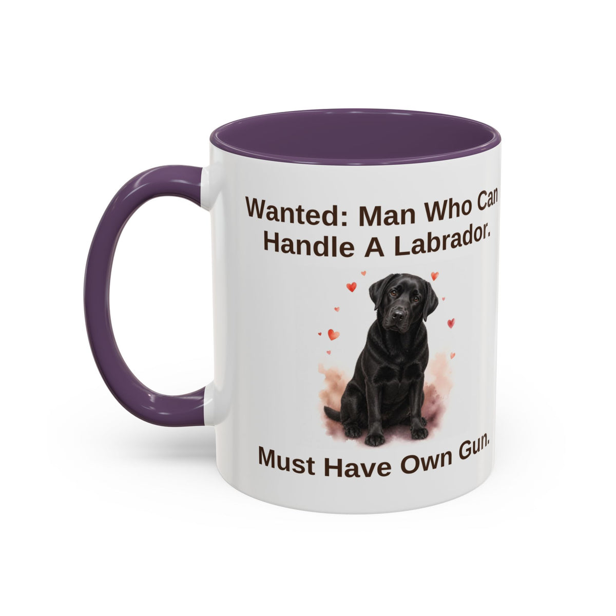 Wanted Mug - Labrador - Black - Man
