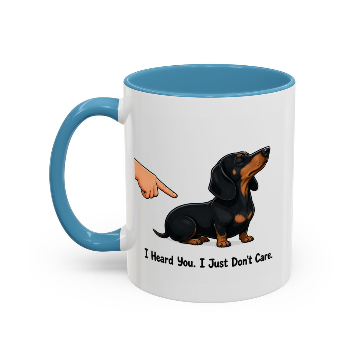 I Heard You Mug - Dachshund - Black & Tan