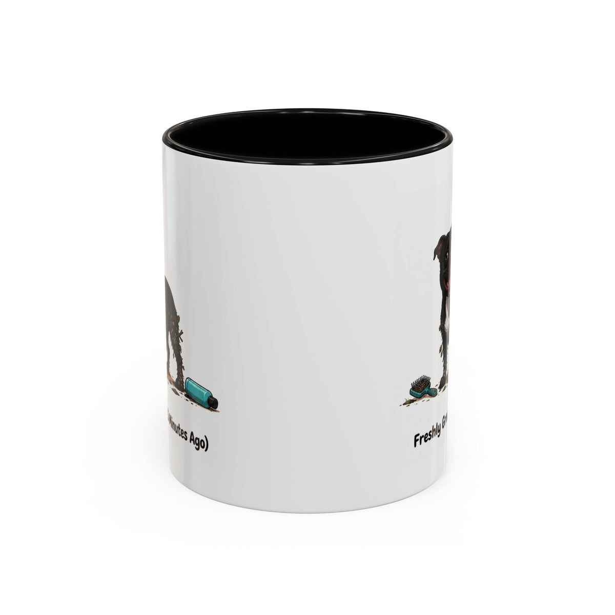 Freshly Groomed Mug - Staffordshire Bull Terrier - Black
