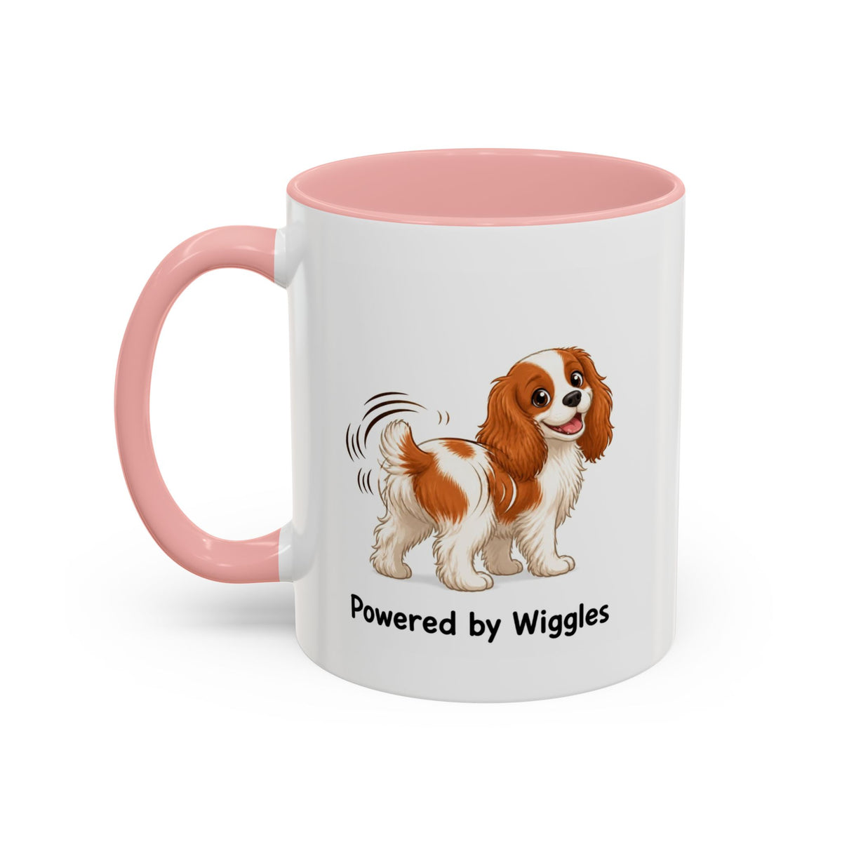 Powered by Wiggles Mug - Cavalier King Charles Spaniel - Blenheim