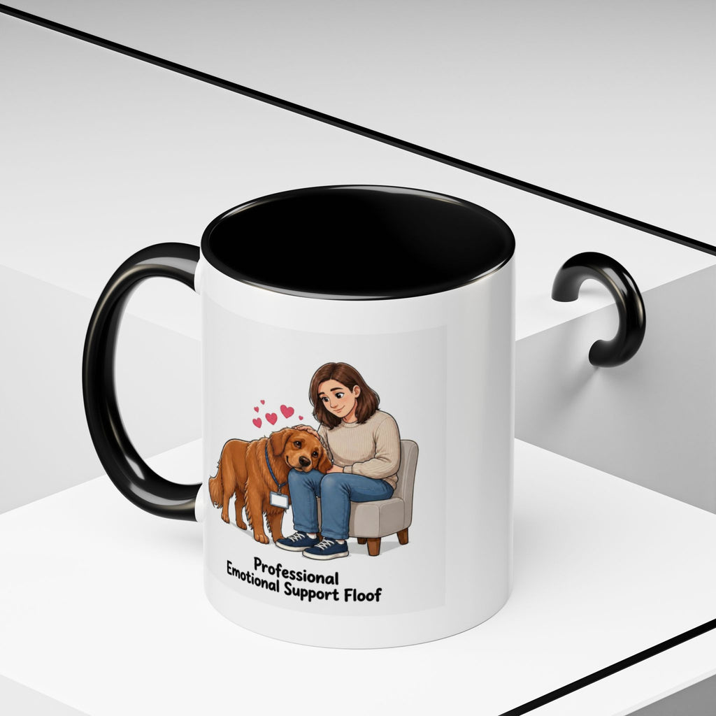 Support Floof Mug - Golden Retriever - Dark Golden - Woman