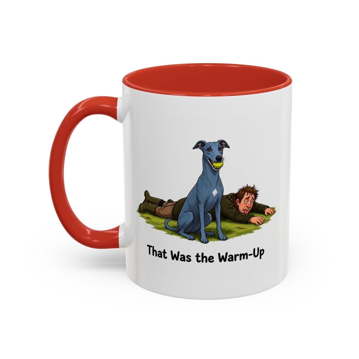 Warm-Up Mug - Whippet - Blue - Man