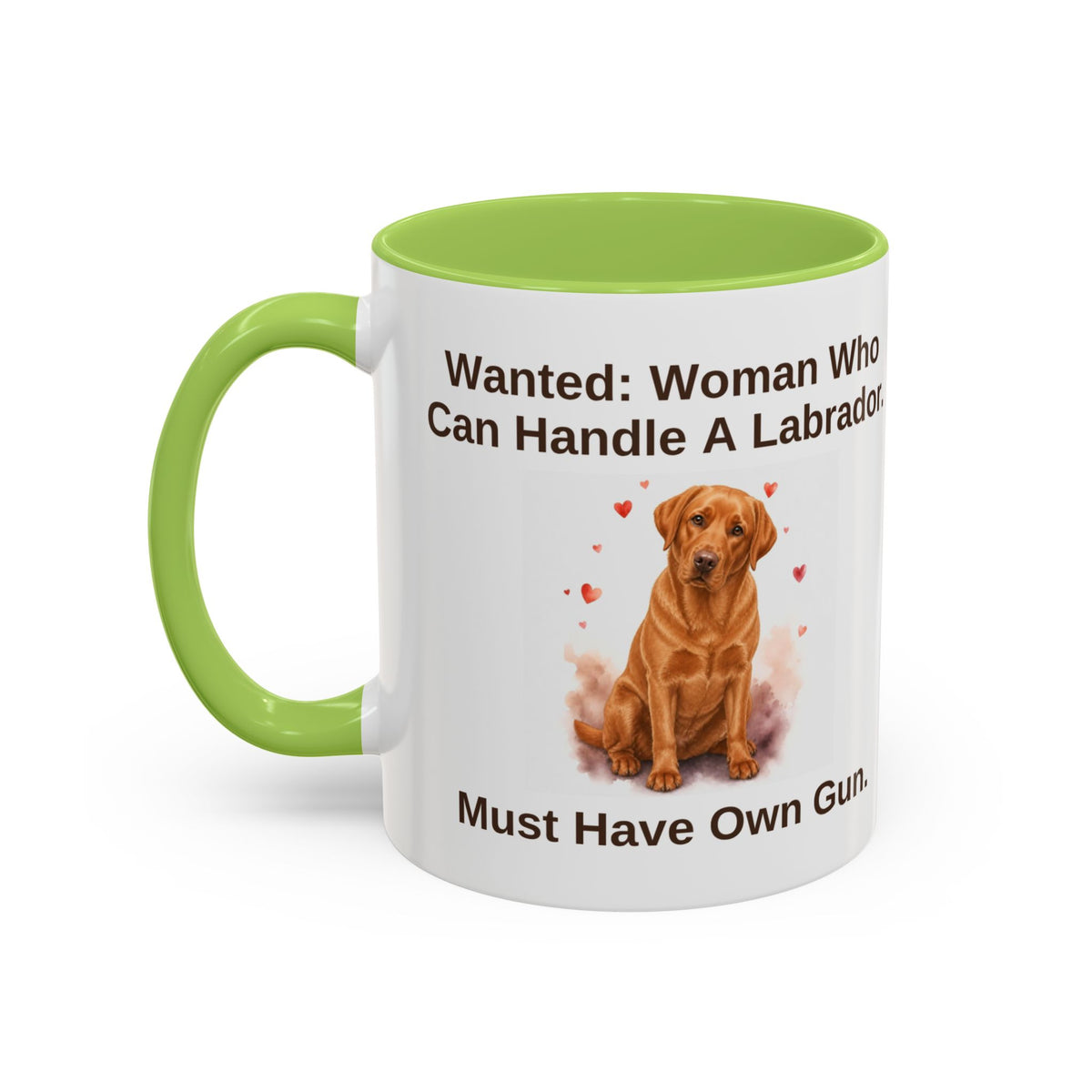 Wanted Mug - Labrador - Fox Red - Woman