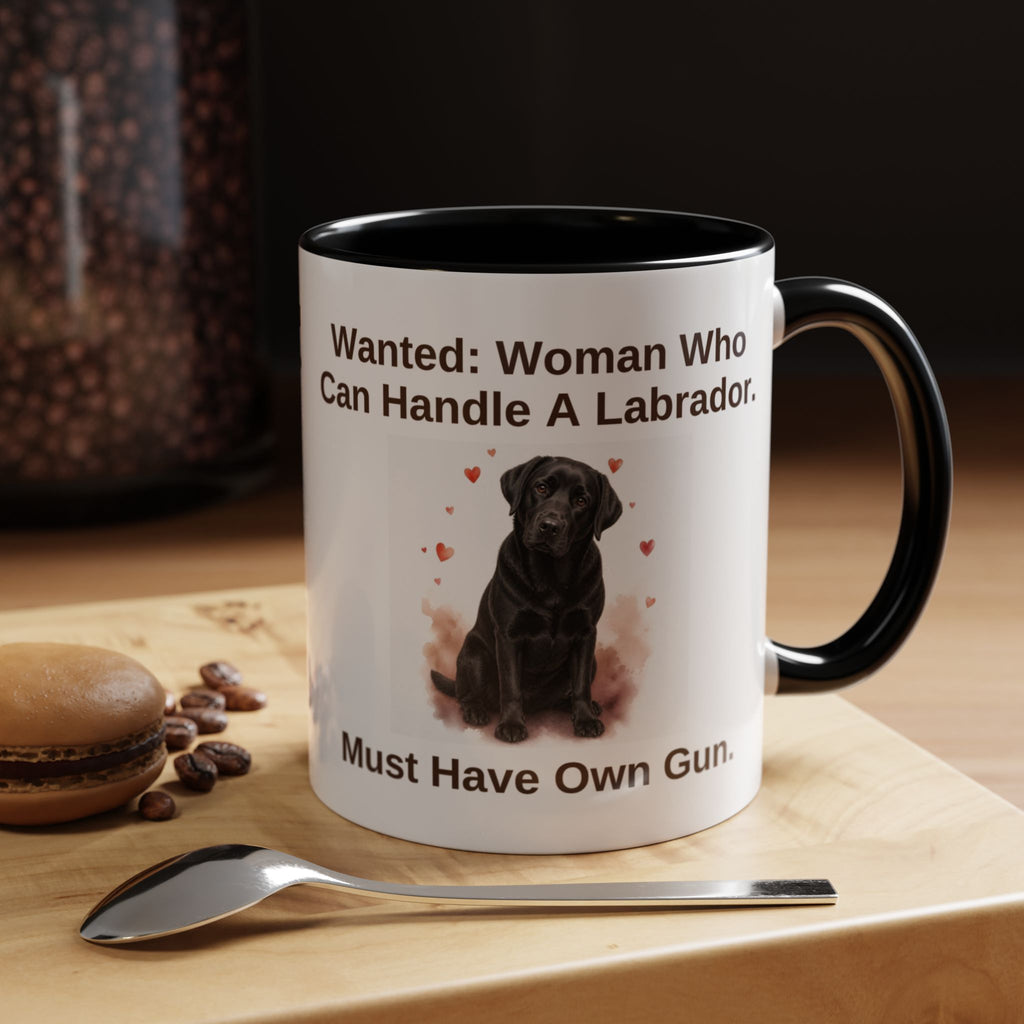 Wanted Mug - Labrador - Black - Woman
