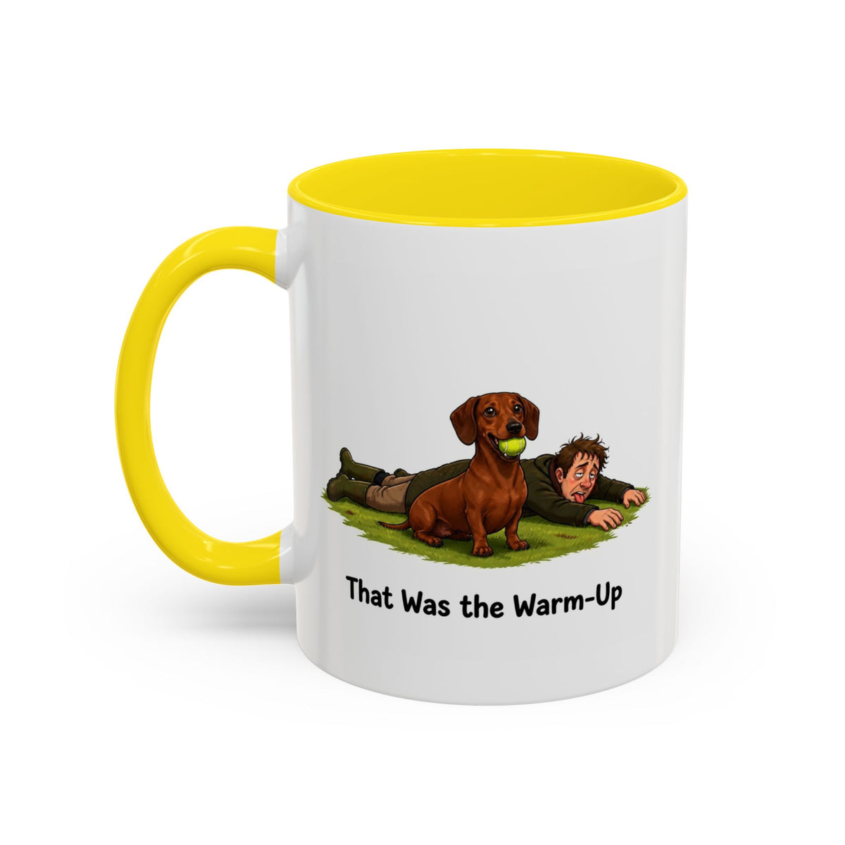 Warm-Up Mug - Mini Smooth Dachshund - Red - Man