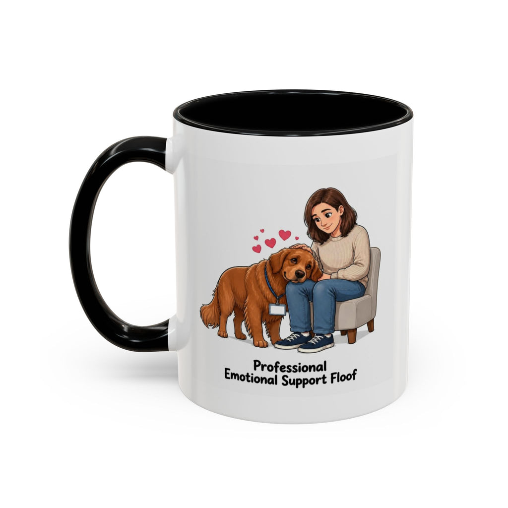 Support Floof Mug - Golden Retriever - Dark Golden - Woman