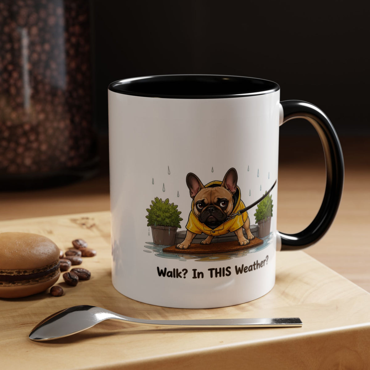 Walk Weather Mug - French Bulldog - Fawn
