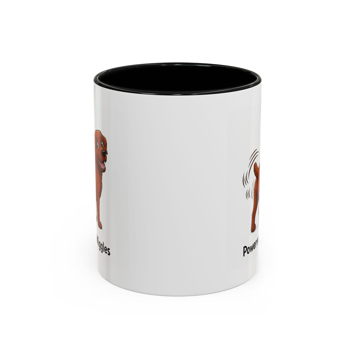 Powered by Wiggles Mug - Labrador - Fox Red