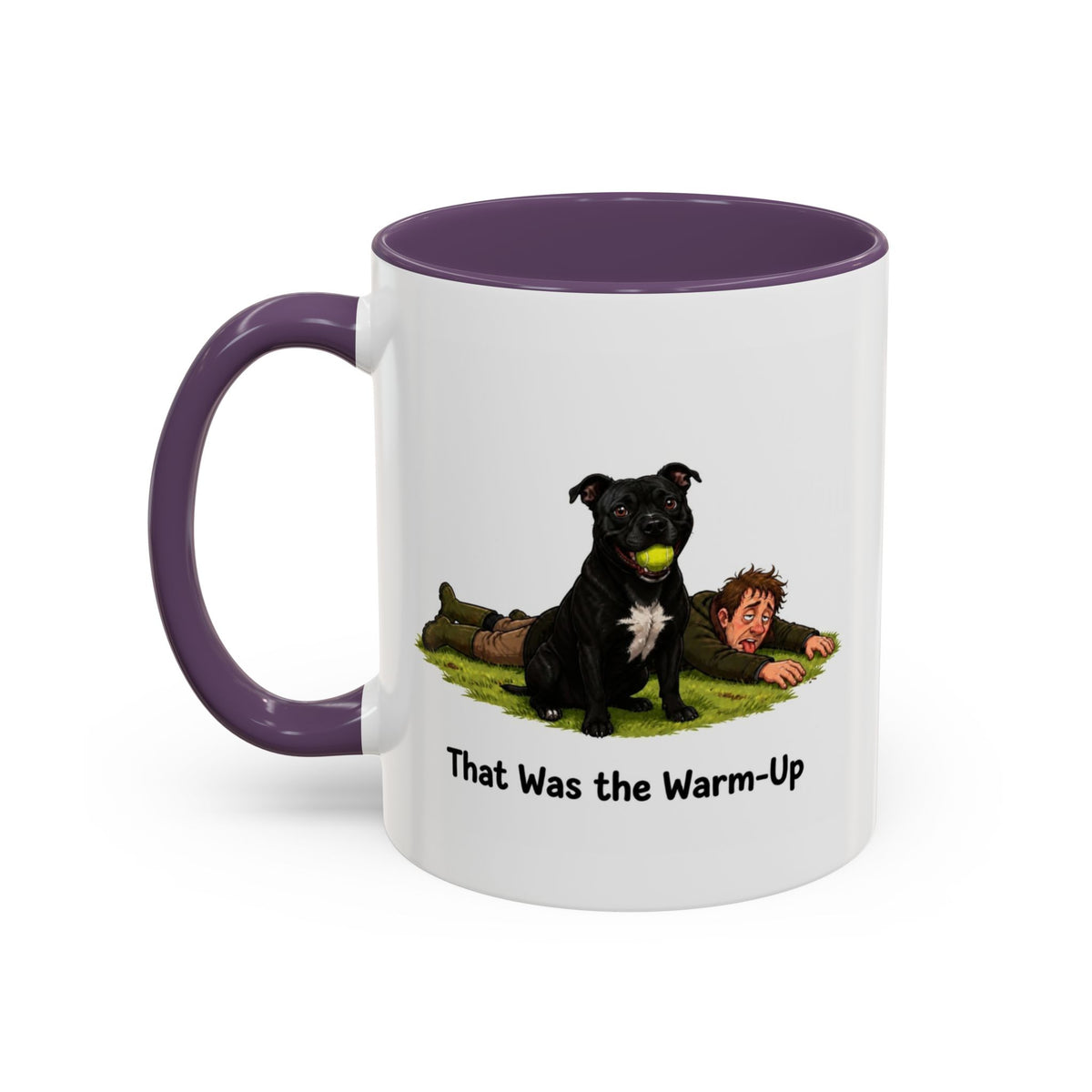 Warm-Up Mug - Staffordshire Bull Terrier - Black - Man
