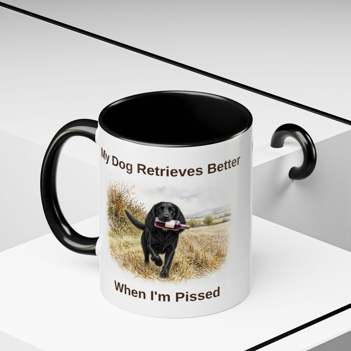 Retrieves Better Mug - Cocker Spaniel - Black