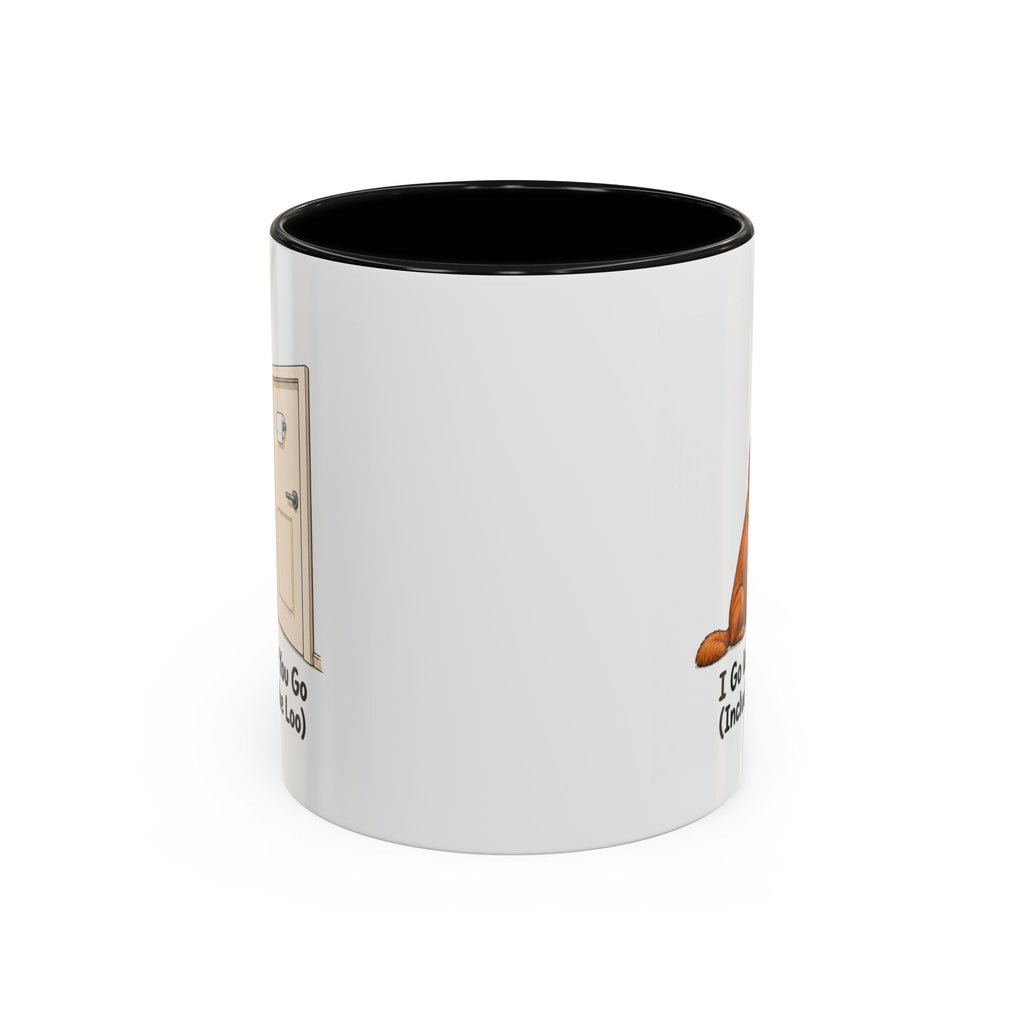 I Go Where You Go Mug - Golden Retriever - Dark Golden