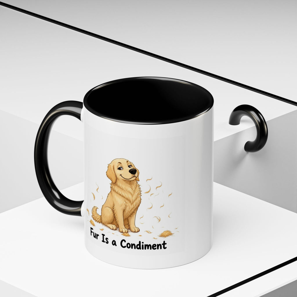 Fur Is a Condiment Mug - Golden Retriever - Light Golden