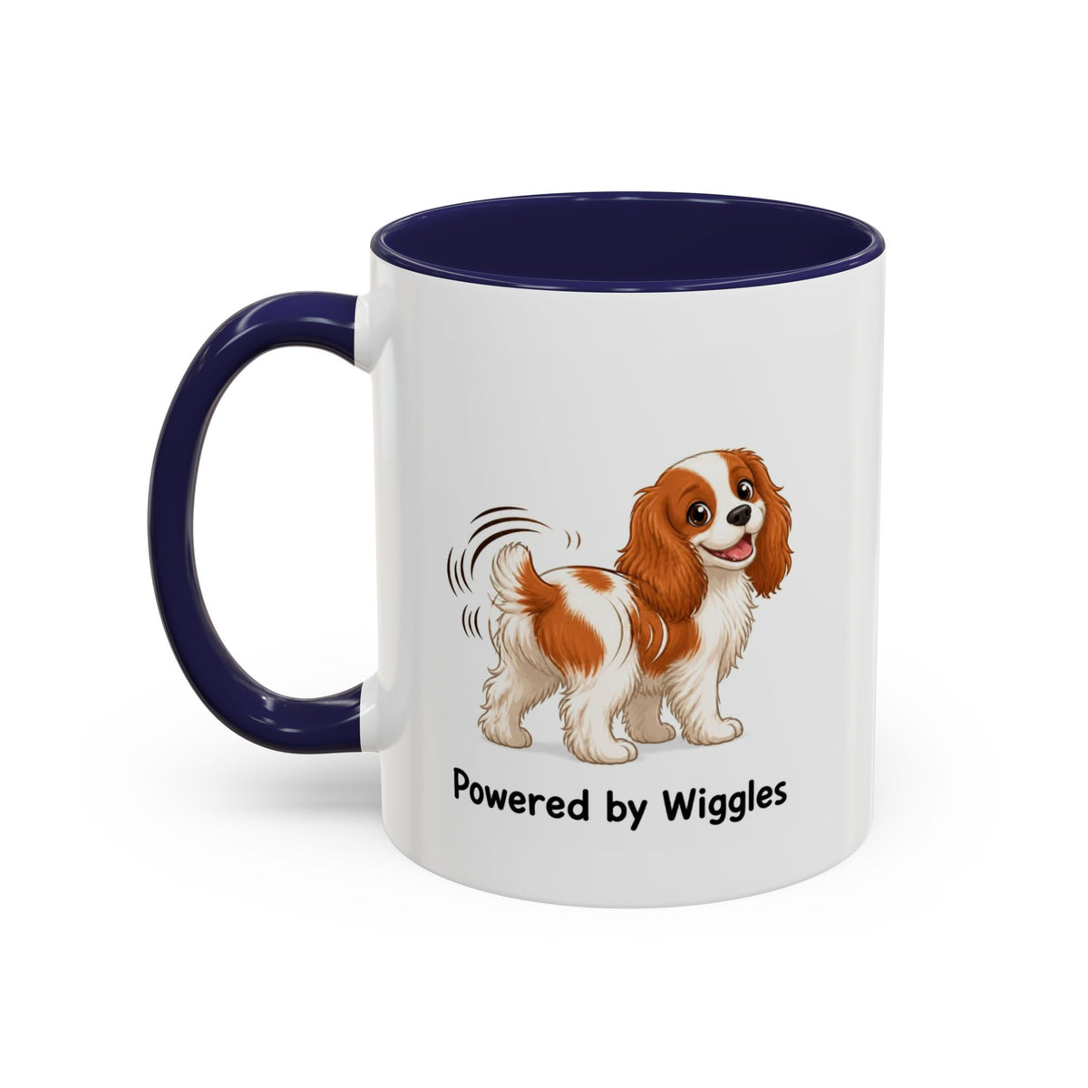 Powered by Wiggles Mug - Cavalier King Charles Spaniel - Blenheim