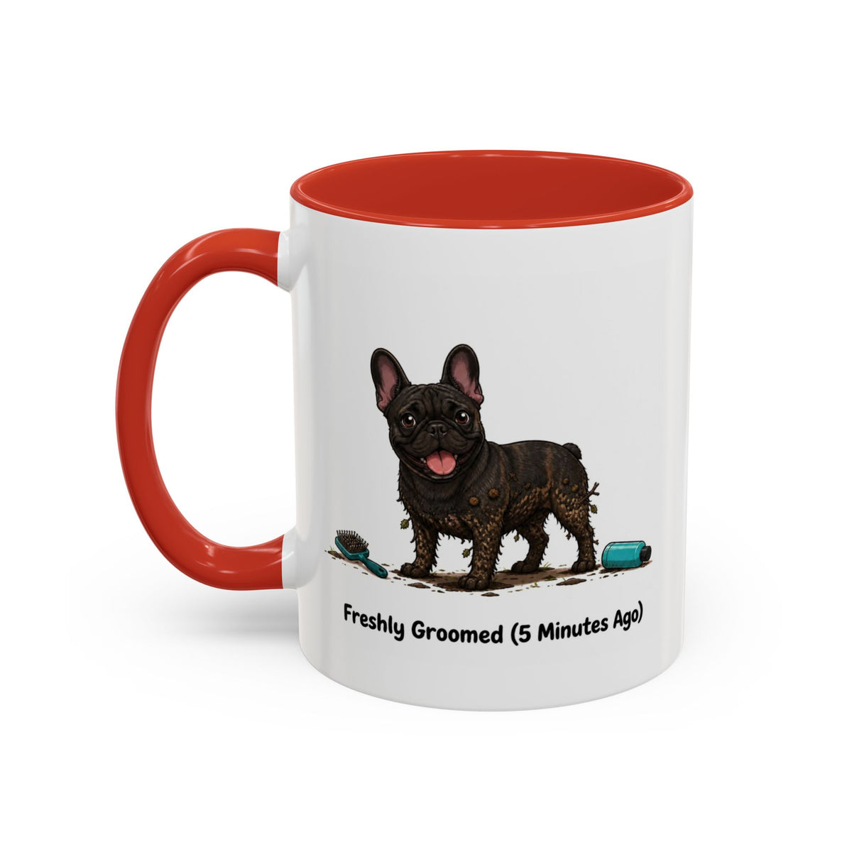 Freshly Groomed Mug - French Bulldog - Brindle