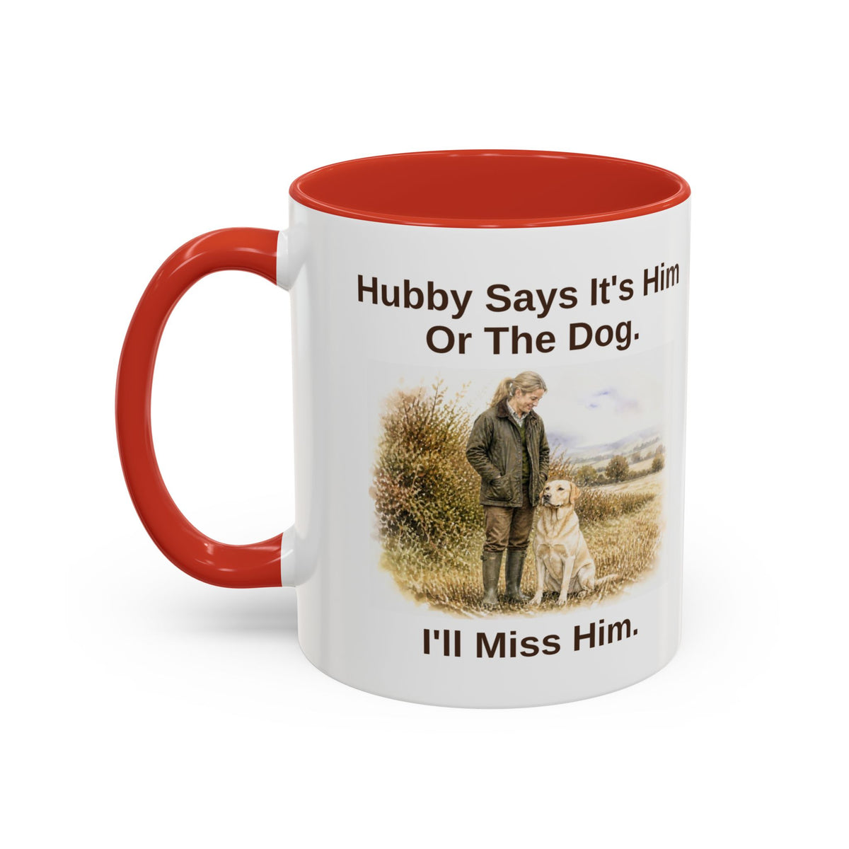 Hubby Says Mug - Labrador - Yellow - Blonde