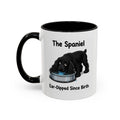 Funny Black Cocker Spaniel Mug - The Spaniel, Ear-Dipped Since Birth, Spaniel Owner Gift, Dog Lover Coffee Mug, 11oz