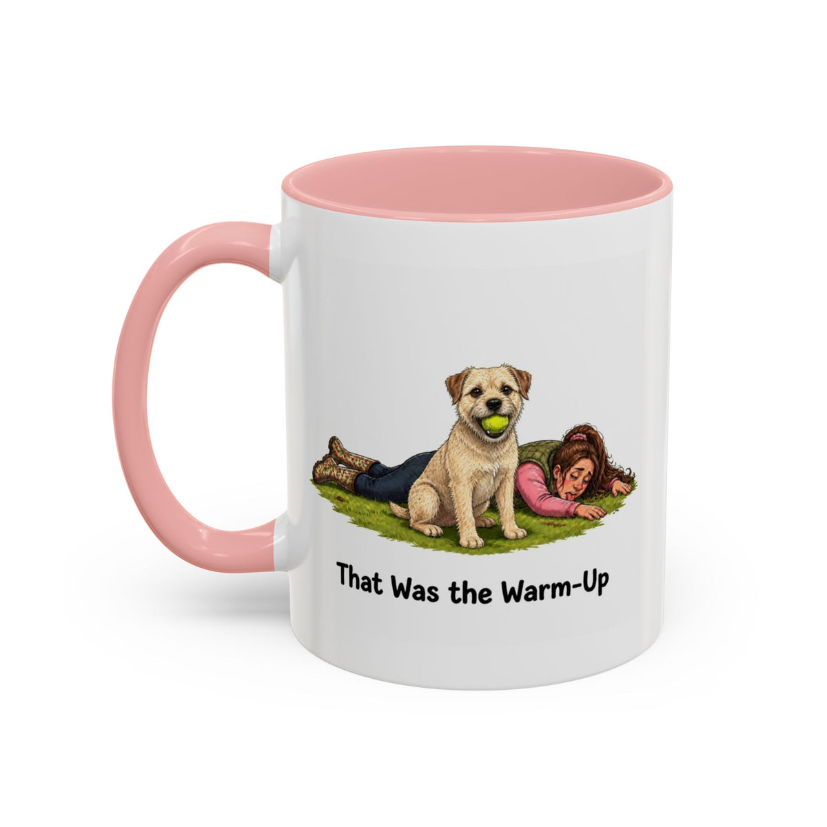 Warm-Up Mug - Border Terrier - Wheaten - Woman