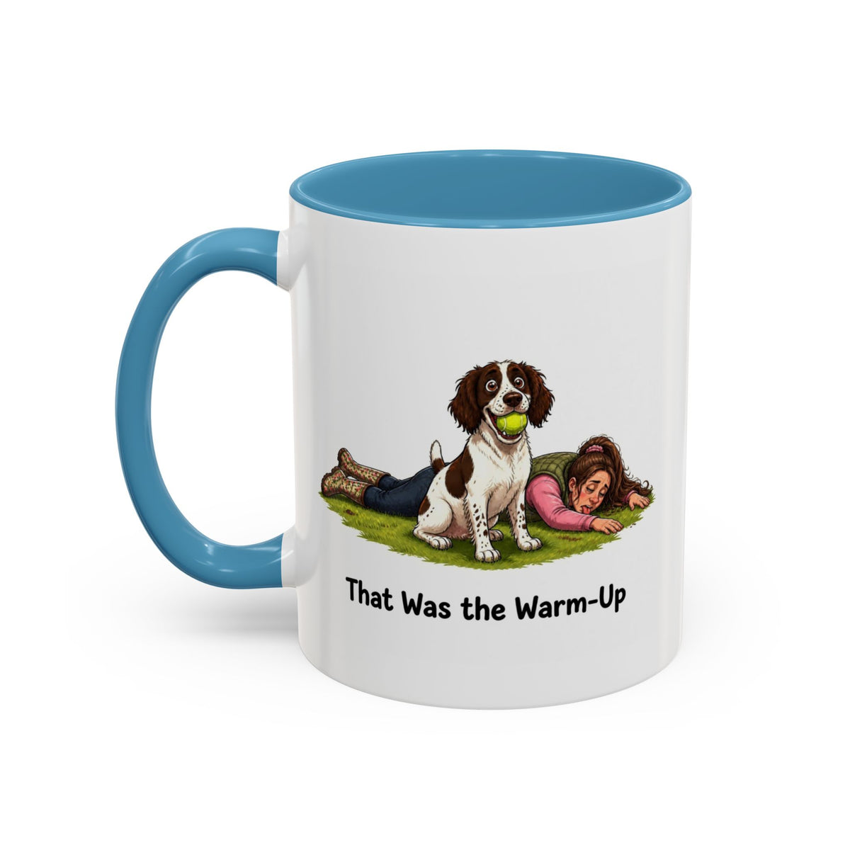 Warm-Up Mug - Springer Spaniel - Liver & White - Woman