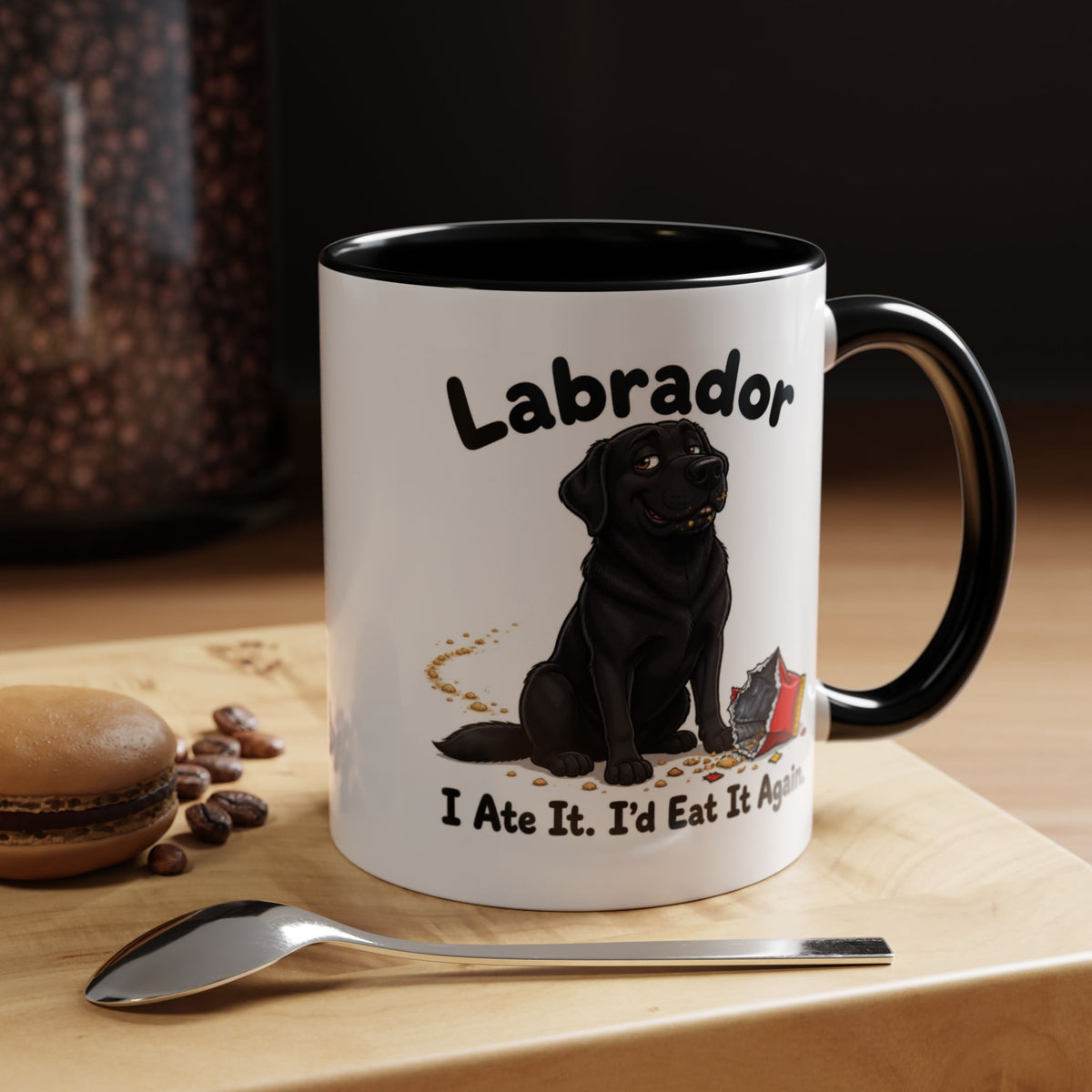 I Ate It Mug - Labrador - Black