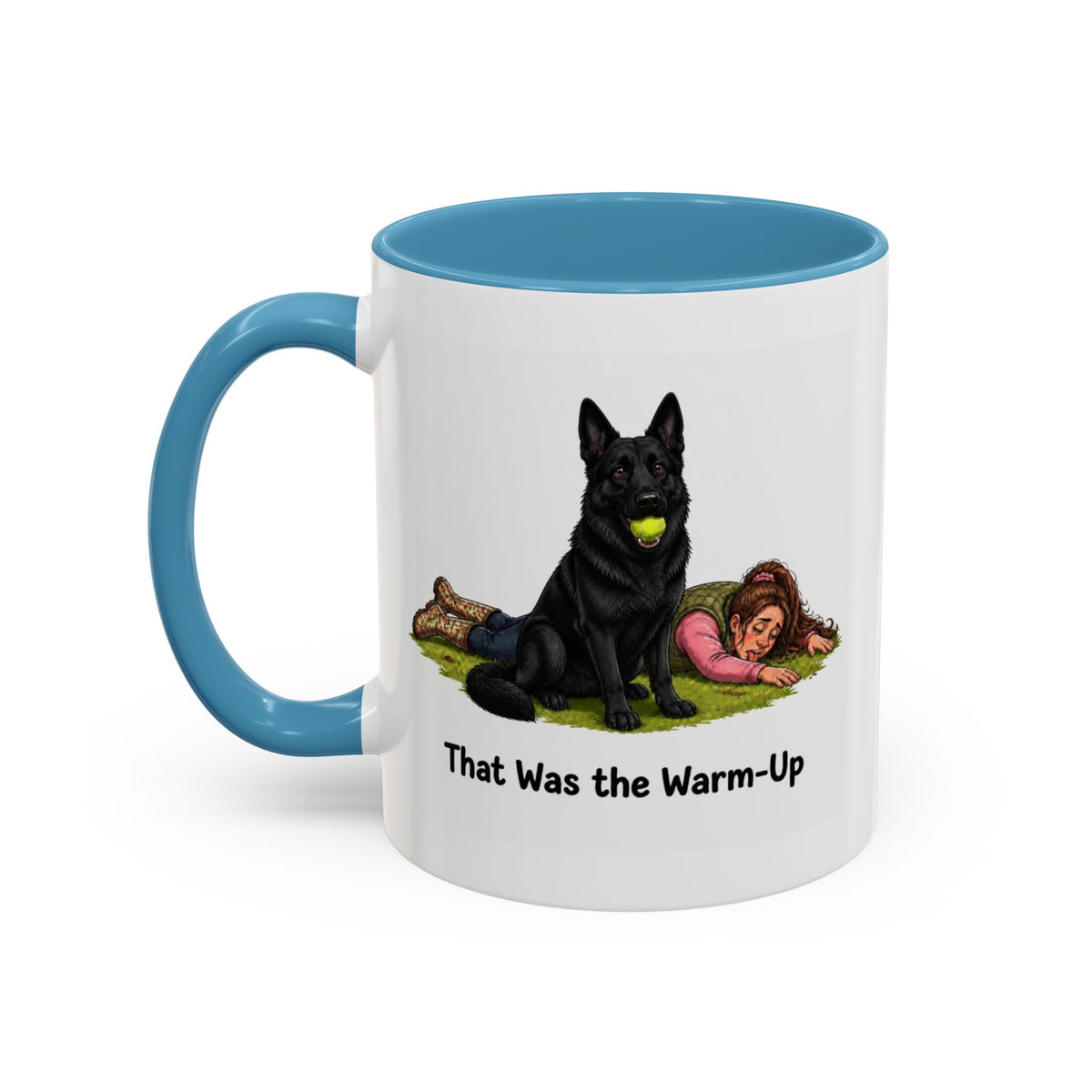 Warm-Up Mug - German Shepherd - Black - Woman