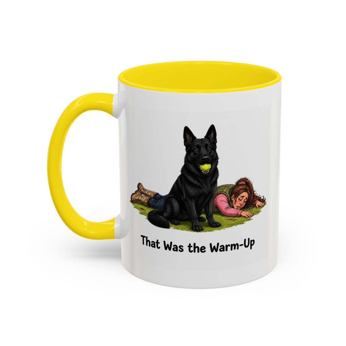 Warm-Up Mug - German Shepherd - Black - Woman