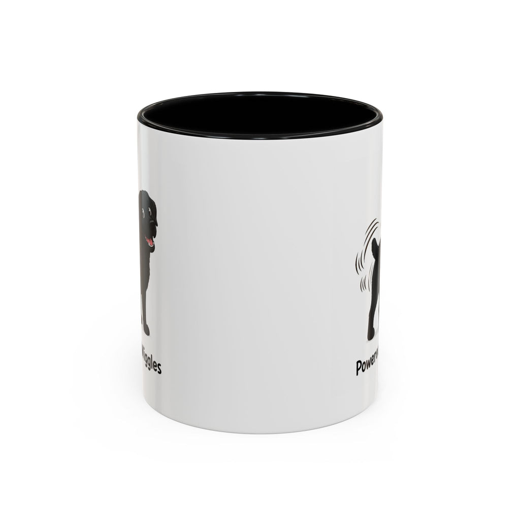 Powered by Wiggles Mug - Labrador - Black