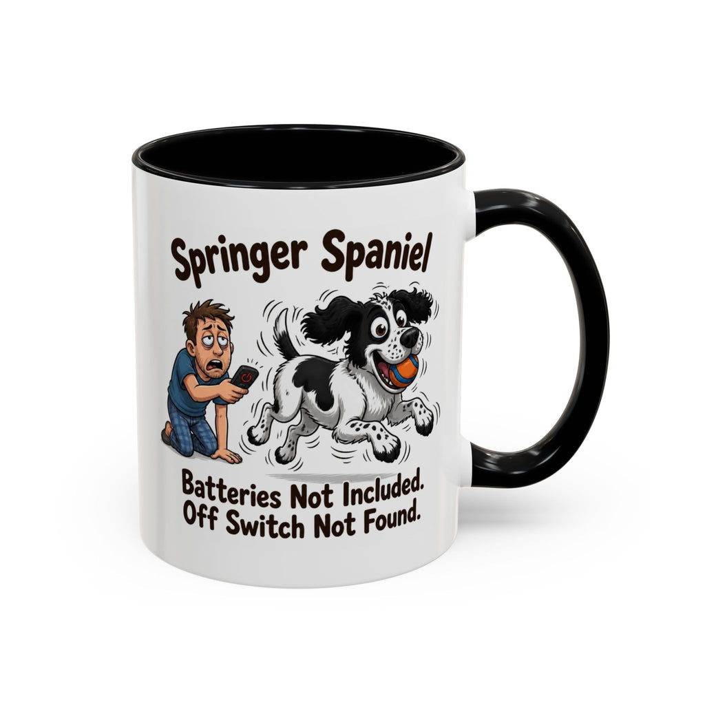 Off Switch Mug - Springer - Black & White - Man