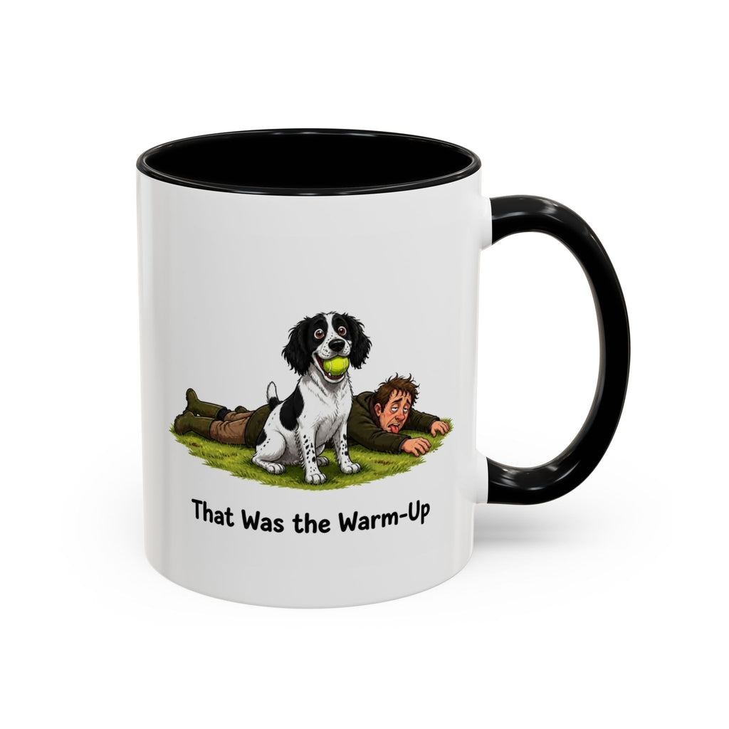 Warm-Up Mug - Springer Spaniel - Black & White - Man