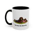 Warm-Up Mug - Mini Long Haired Dachshund - Chocolate & Tan - Woman