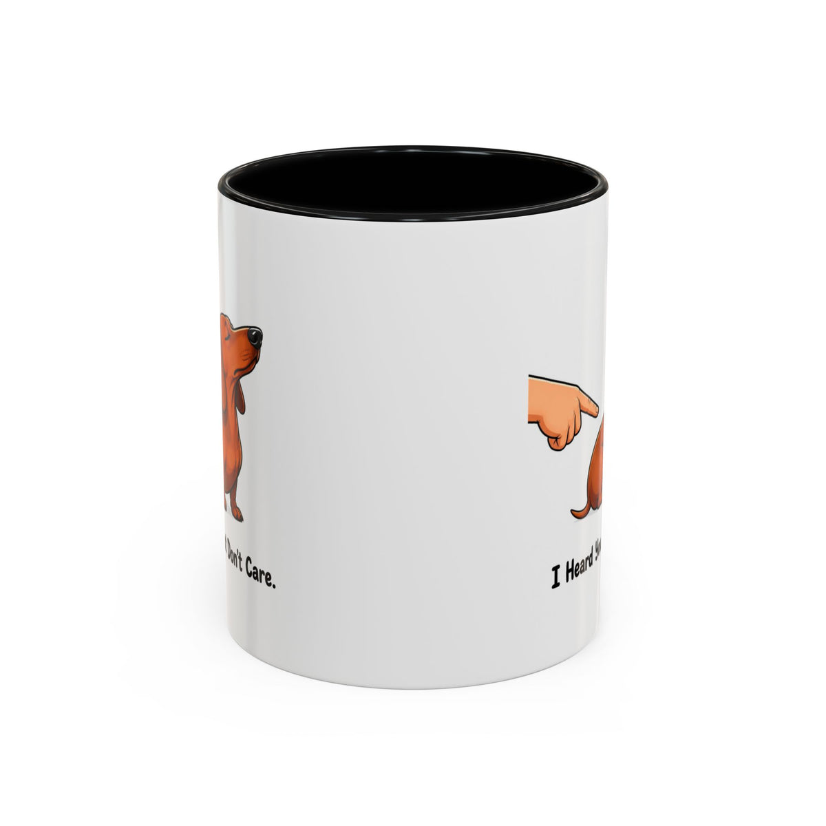 I Heard You Mug - Dachshund - Red