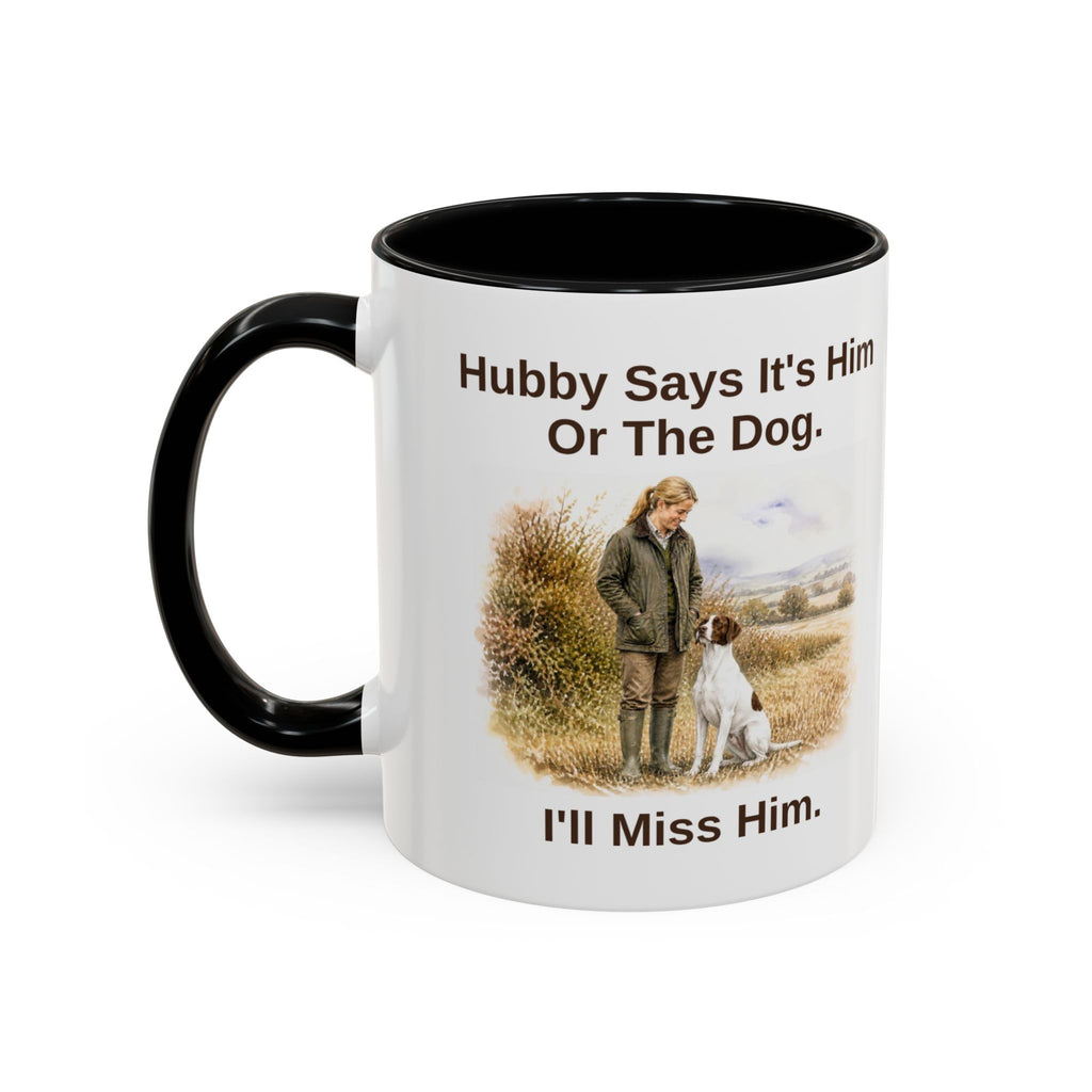 Hubby Says Mug - English Pointer - Liver & White - Blonde