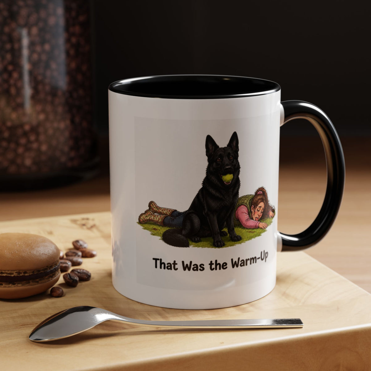 Warm-Up Mug - German Shepherd - Black - Woman