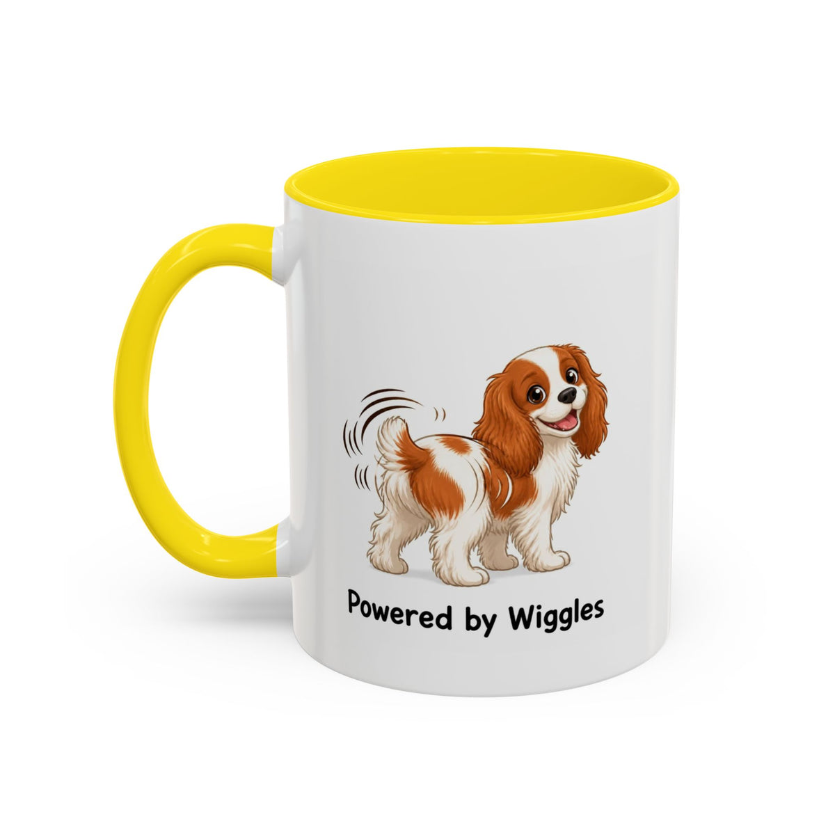 Powered by Wiggles Mug - Cavalier King Charles Spaniel - Blenheim
