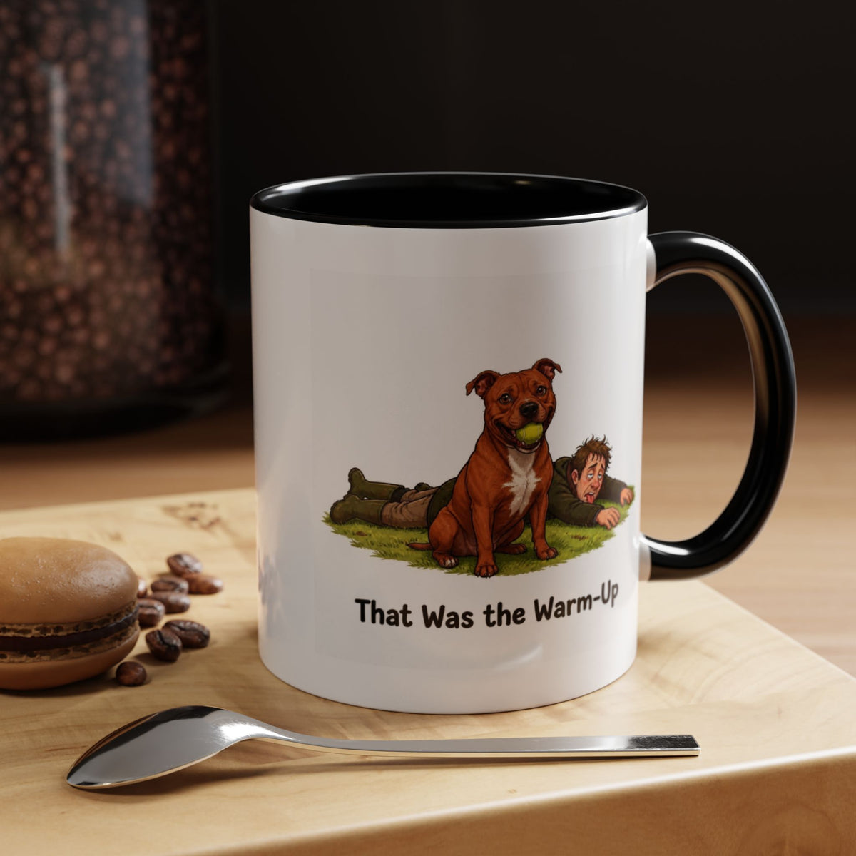 Warm-Up Mug - Staffordshire Bull Terrier - Red - Man