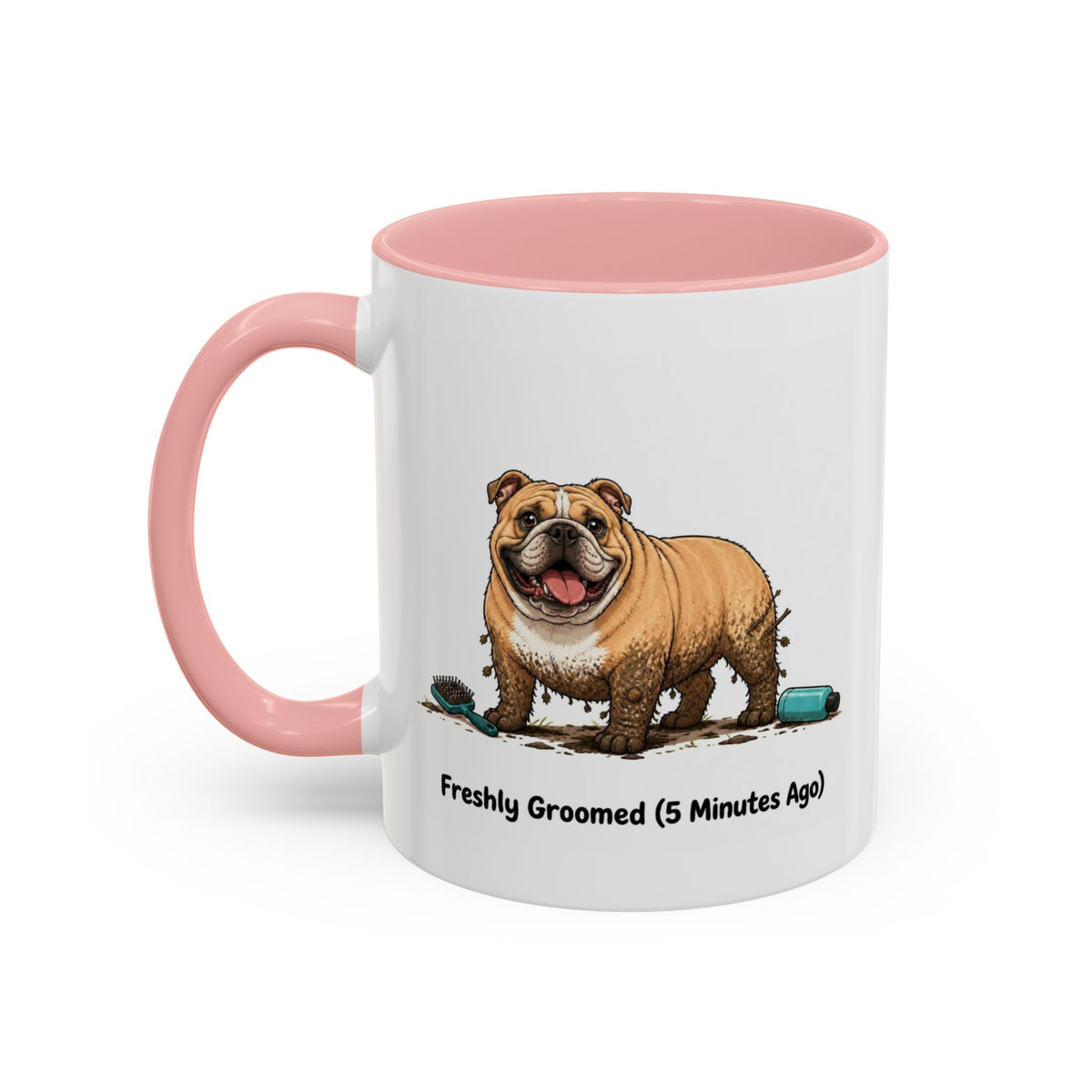 Freshly Groomed Mug - Bulldog - Fawn