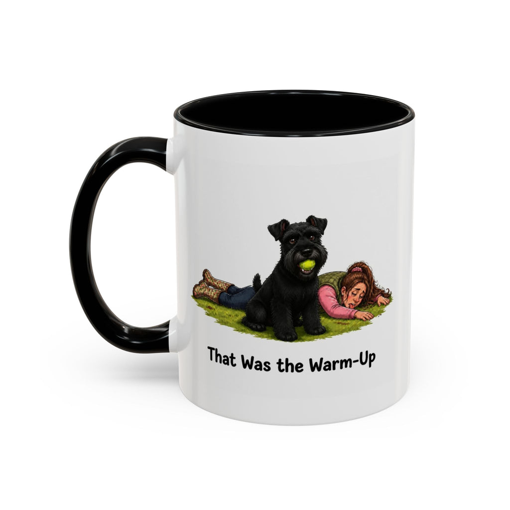 Warm-Up Mug - Miniature Schnauzer - Black - Woman