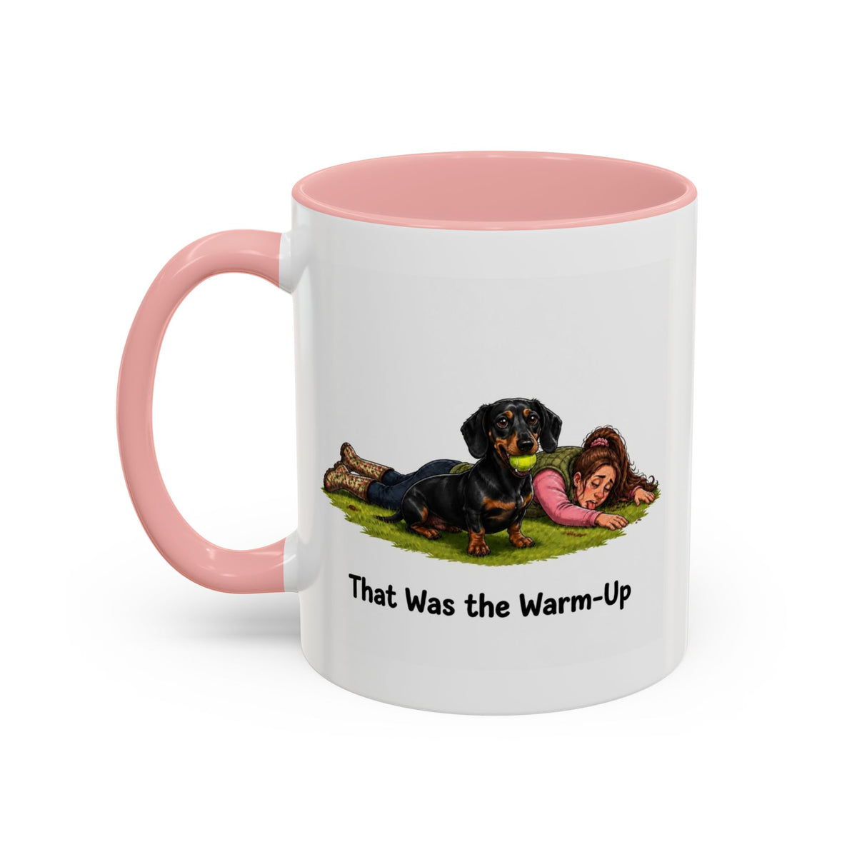 Warm-Up Mug - Mini Smooth Dachshund - Black & Tan - Woman