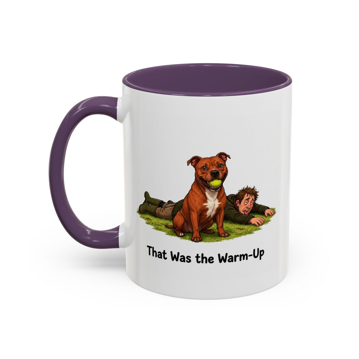 Warm-Up Mug - Staffordshire Bull Terrier - Red - Man