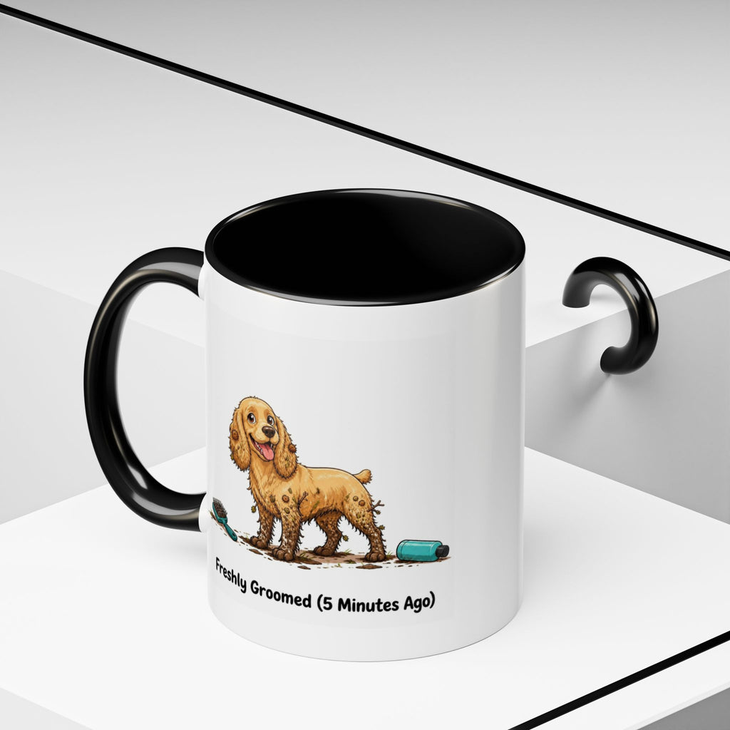 Freshly Groomed Mug - Cocker Spaniel - Yellow (Golden)