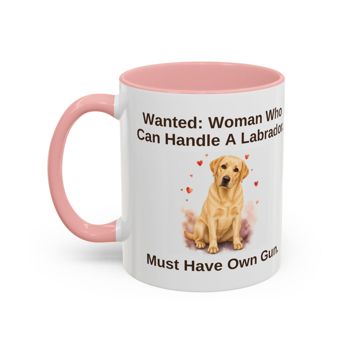 Wanted Mug - Labrador - Yellow - Woman
