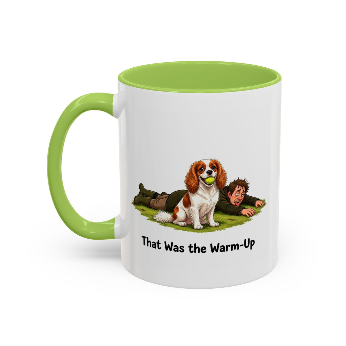 Warm-Up Mug - Cavalier King Charles Spaniel - Blenheim - Man